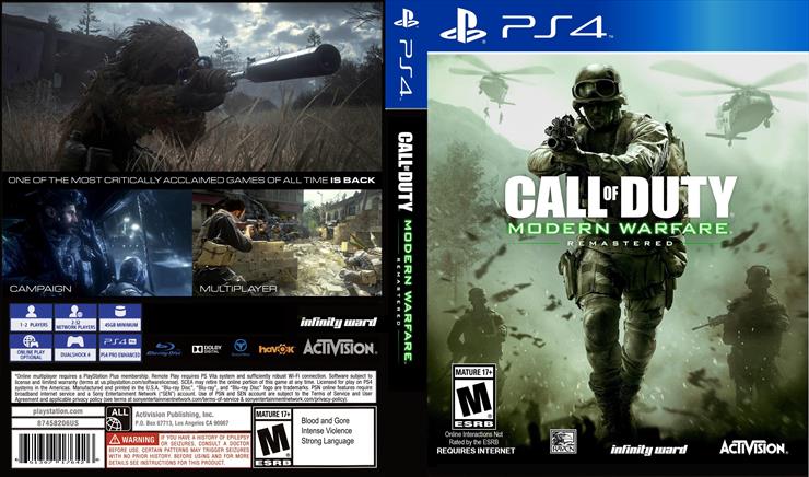  Covers PS4 - Call of Duty Modern Warfare Remastered PS4 - Cover.jpg