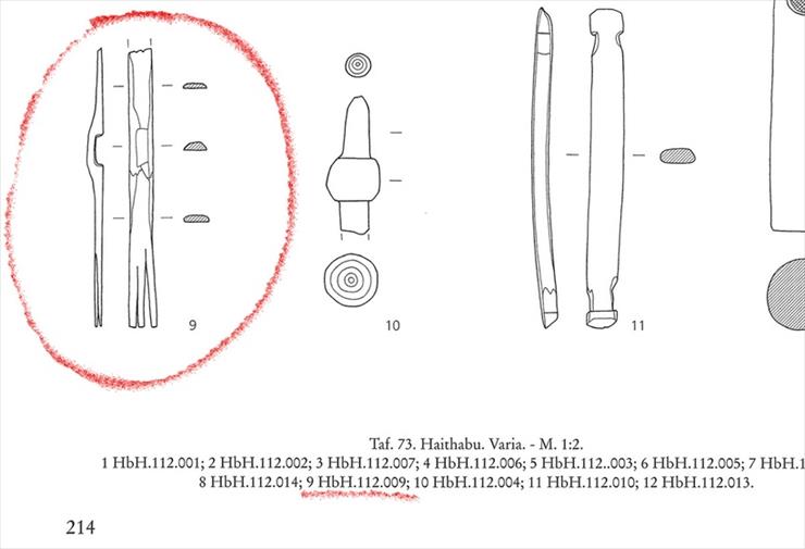 partaczenie i toczenie w drewnie - Haithabu_scabbard slide wood.jpg