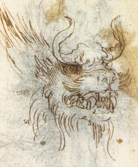 Szkice Leonarda da Vinci - dragons_head.jpg