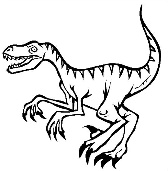 Dinozaury- dużo - Dinozaury - kolorowanka 157.gif