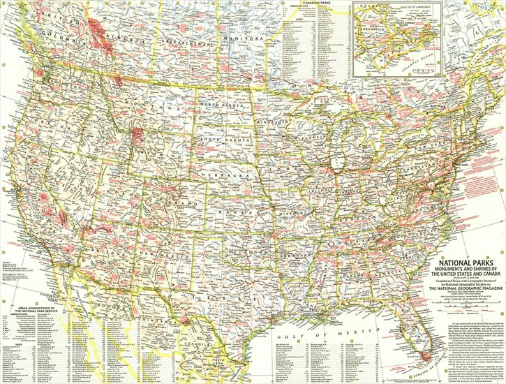 Ameryka Pn - USA - National Parks and Historic Sites 1 1958.jpg