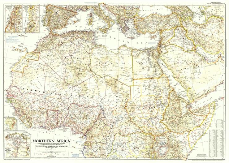 mapy National Geographic - Afryka polnocna 1954.jpg