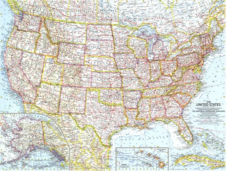 Ameryka - USA - The United States 1961.jpg