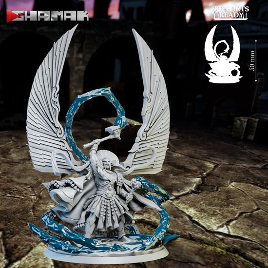 Stormcast Eternals - Warhammer Fantasy - Stormcasts - 299 the chosen energy Blu Cobalt Complete.stl.png